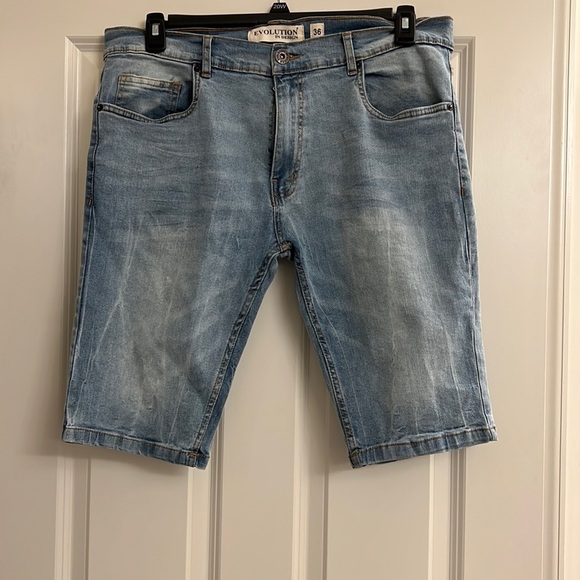 Evolution In Design mens Jean shorts - Picture 1 of 8